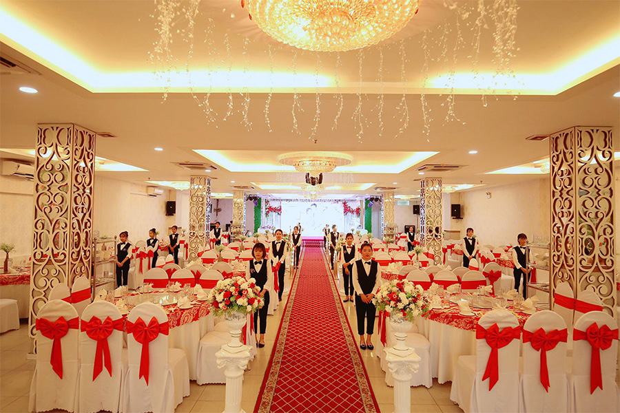 Nhà hàng tiệc cưới quận Tân Phú - MD STAR cao cấp sang trọng