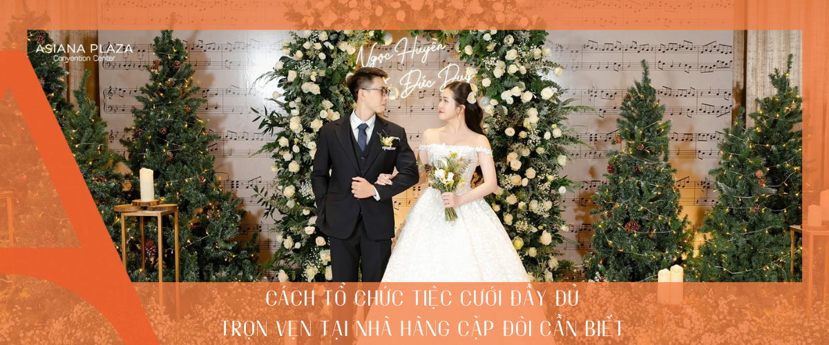 Cách tổ chức tiệc cưới