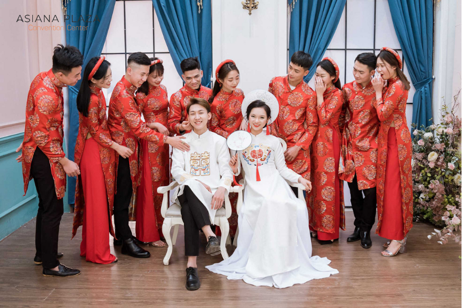 Dàn bưng lễ truyền thống Việt