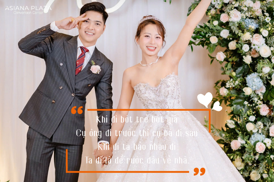 Mẫu lời dẫn đón dâu hay