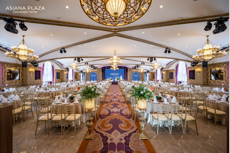 Sức chứa lớn của sảnh tiệc Asiana-Plaza