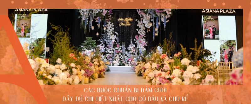 Các bước chuẩn bị đám cưới