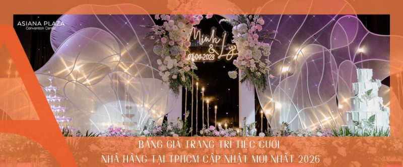 Trang trí tiệc cưới