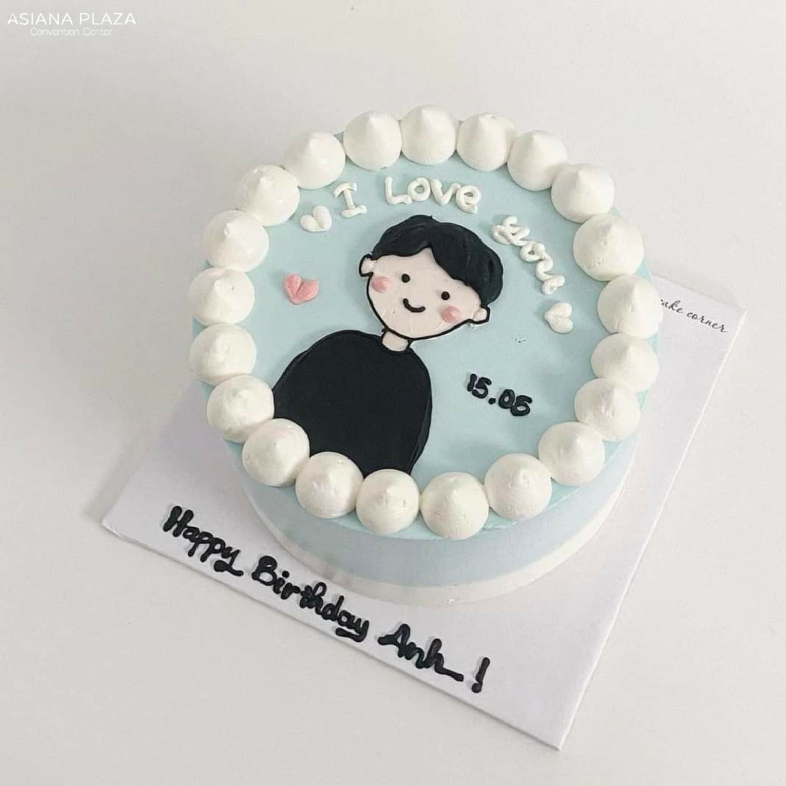 Bánh kem kèm lời chúc sinh nhật