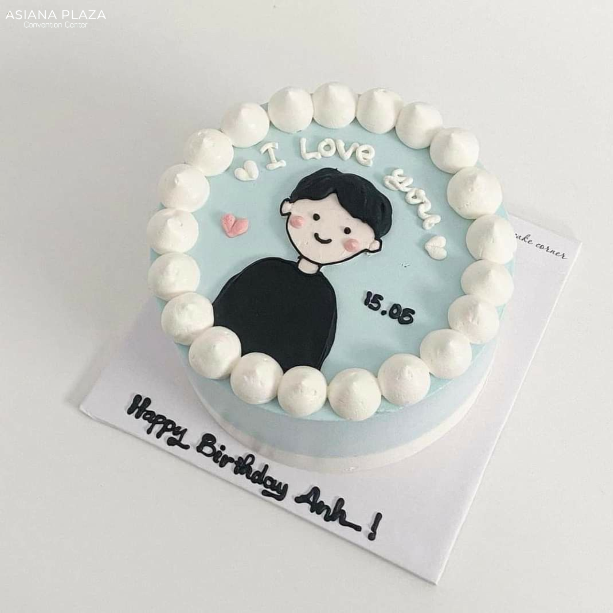 Bánh kem kèm lời chúc sinh nhật