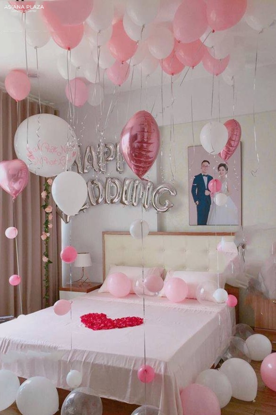 Phòng cưới lãng mạn nhẹ nhàng