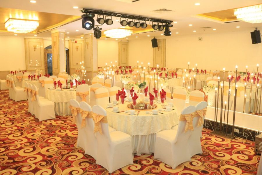 Trang trí tiệc cưới đẹp mắt