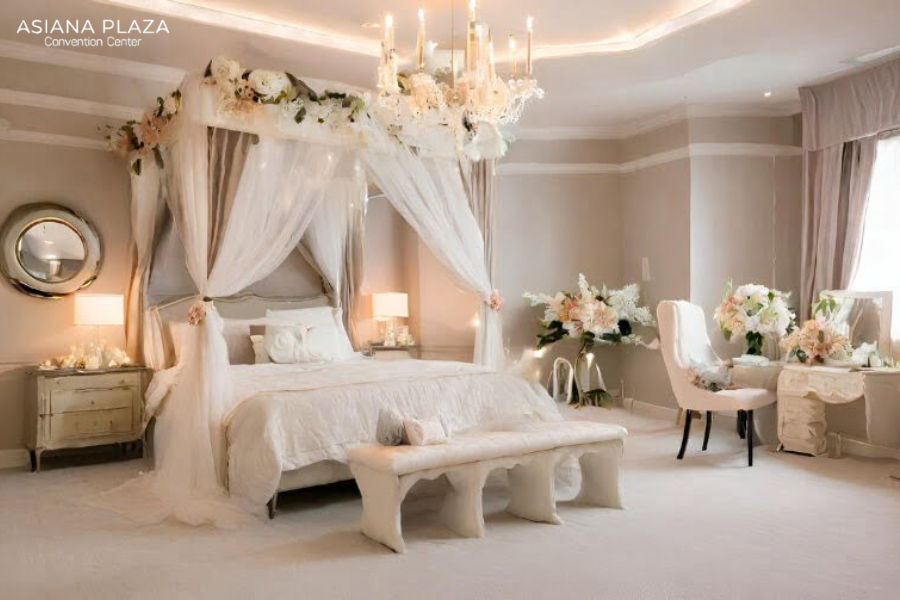 Phòng cưới trang trí tân cổ điển