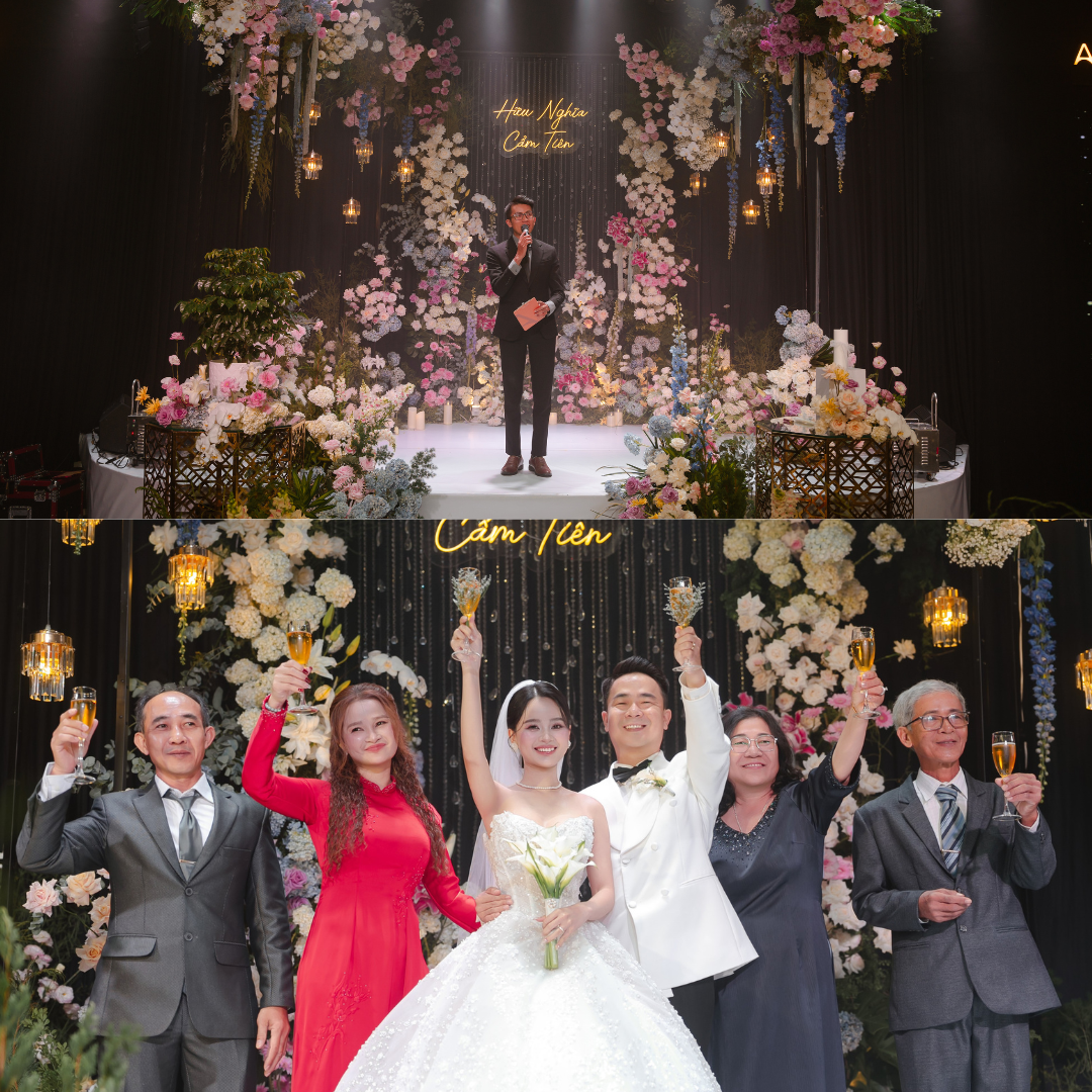 giới thiệu cha mẹ cô dâu chú rể