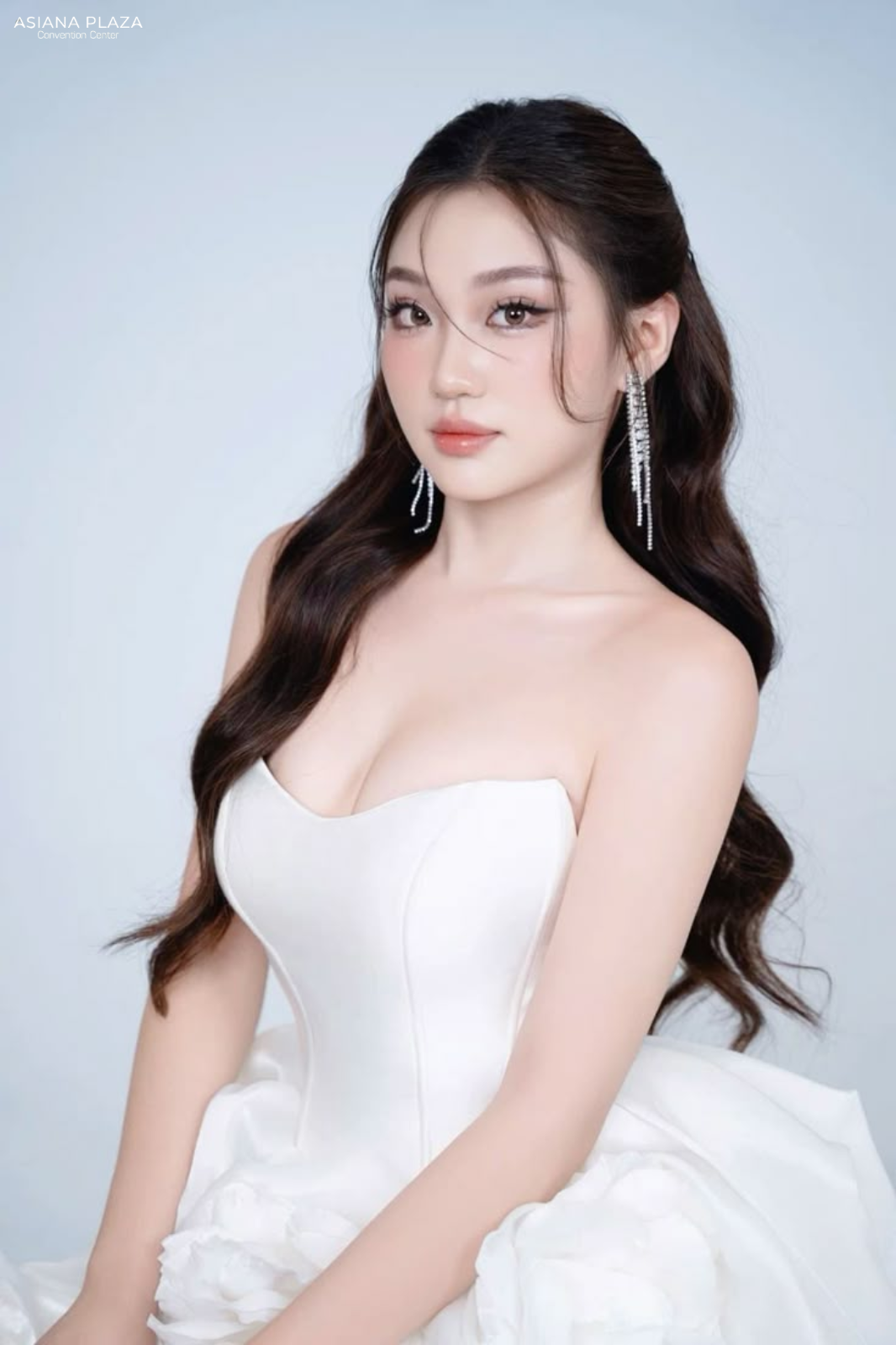 ảnh tóc đẹp thả cho cô dâu