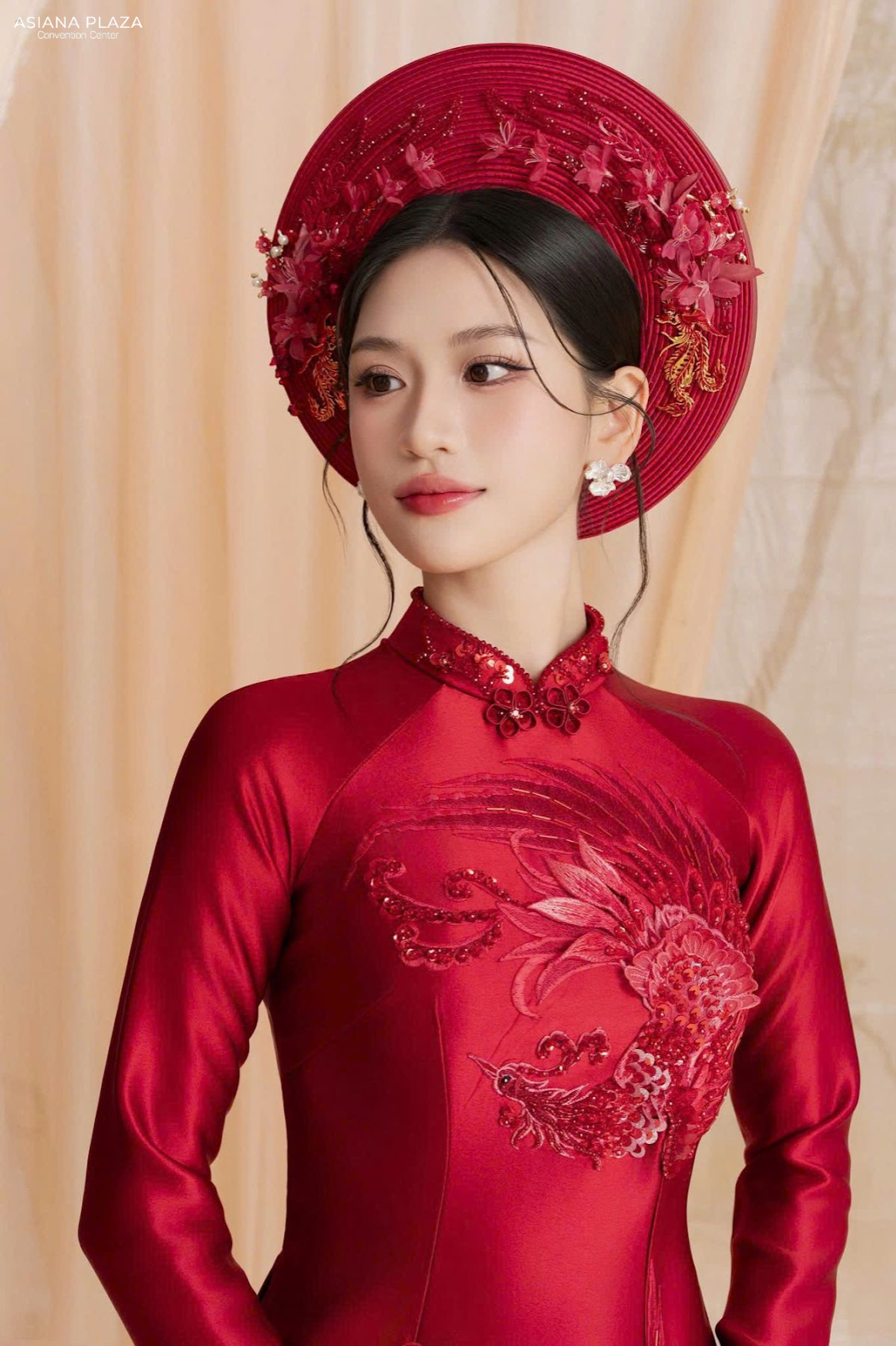 mẫu tóc đội mấn cô dâu