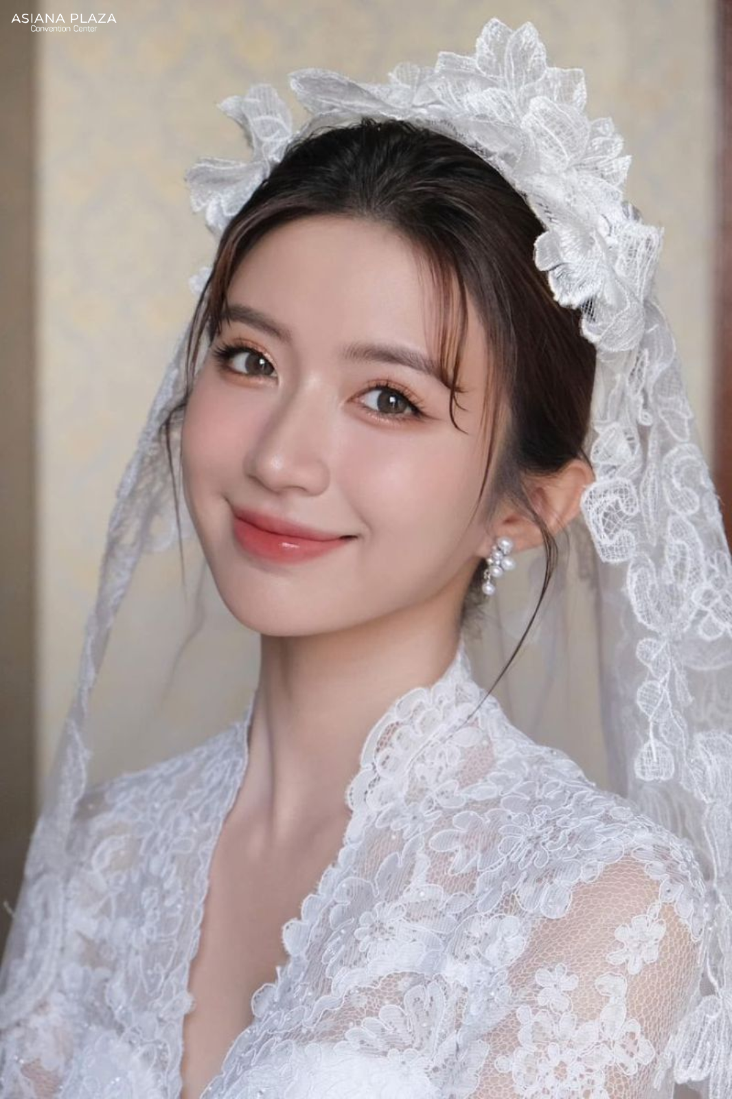kiểu tóc cho cô dâu bầu bĩnh