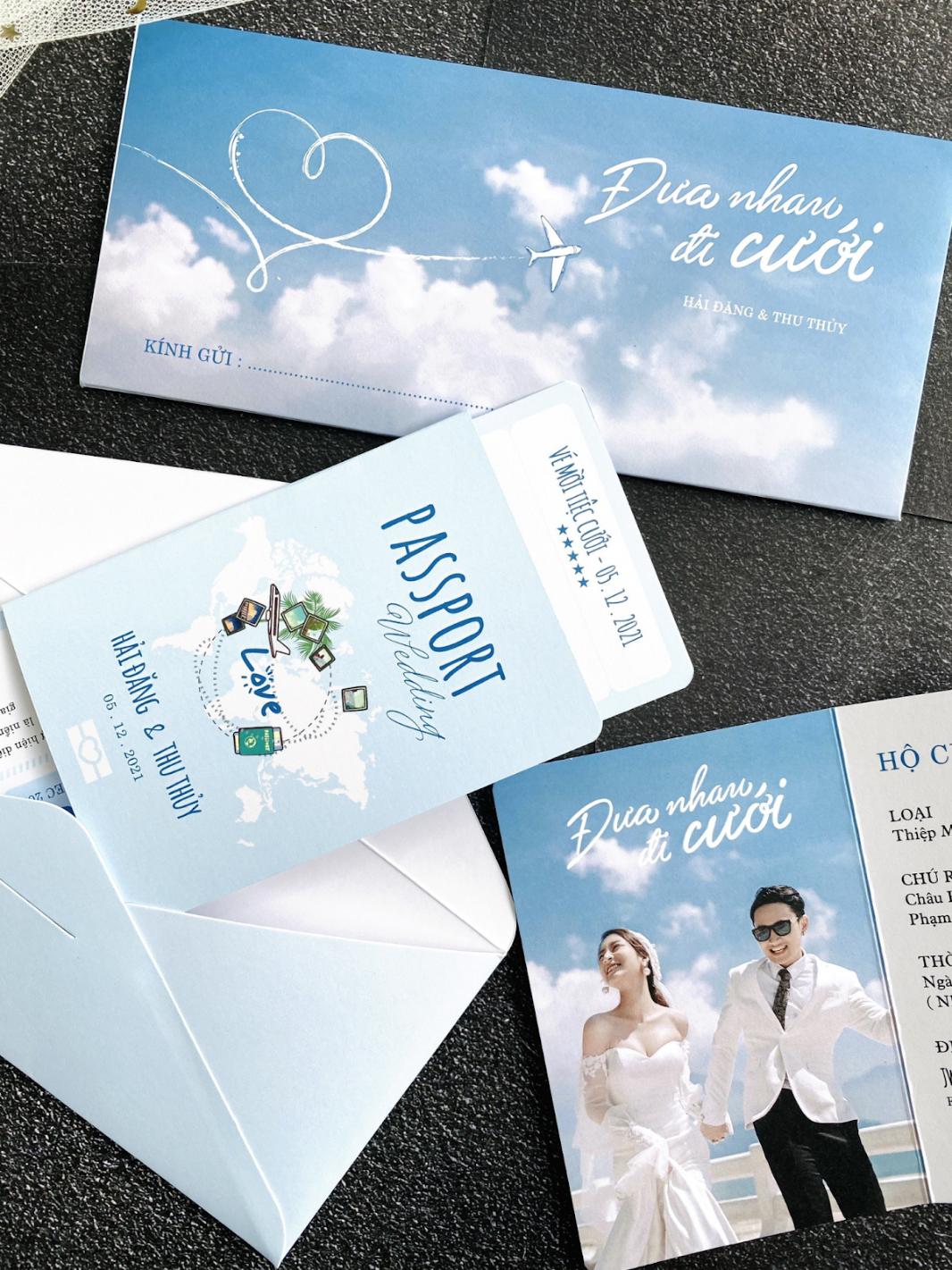 mẫu thiệp cưới hiện đại