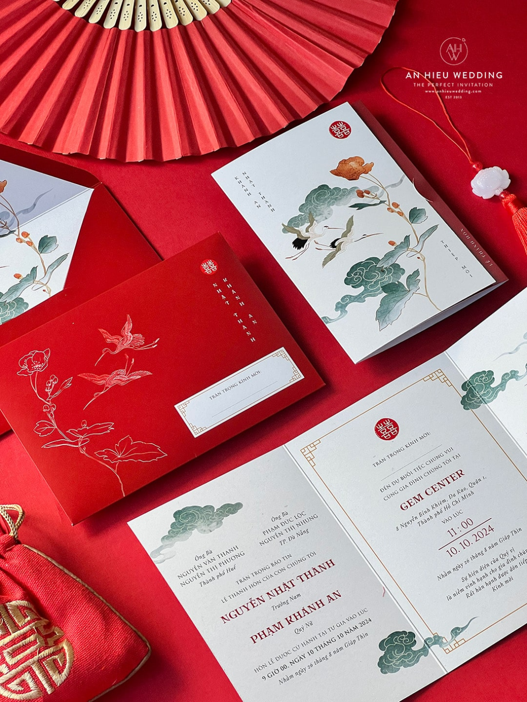 mẫu thiệp cưới truyền thống