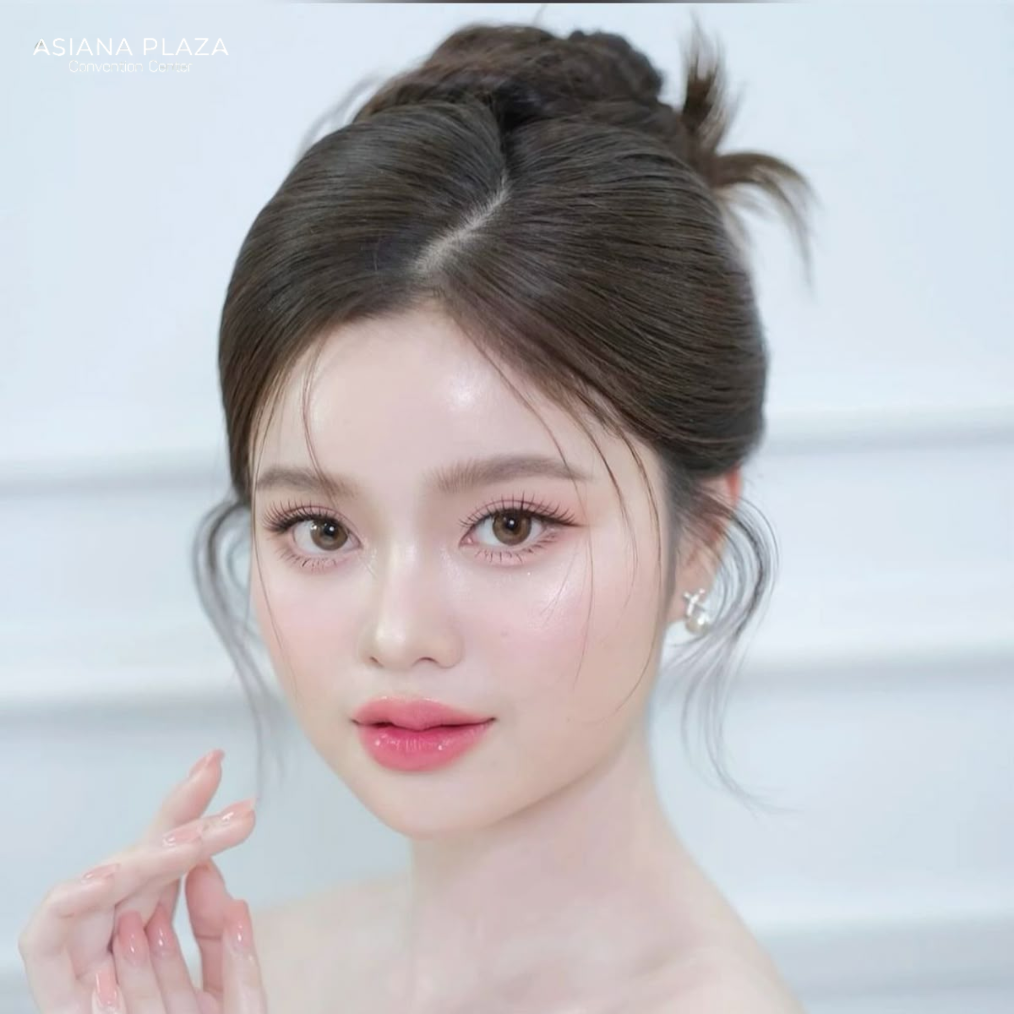 tóc cho cô dâu mặt vuông