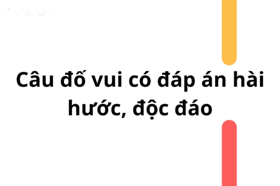 câu đố vui hài hước