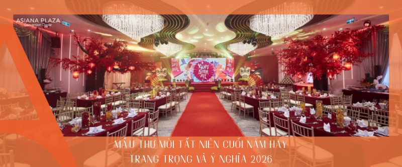 thư mời tất niên cuối năm