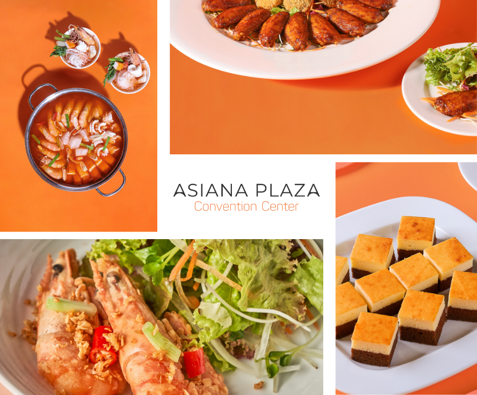 Thực đơn tiệc Asiana Plaza