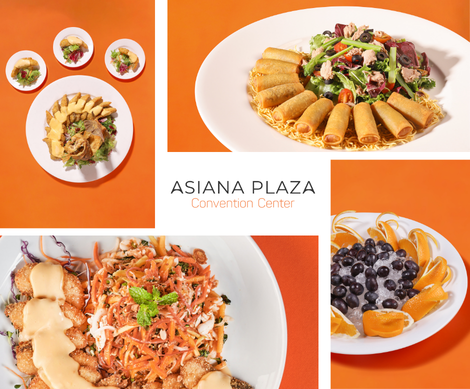 Thực đơn tiệc Asiana Plaza