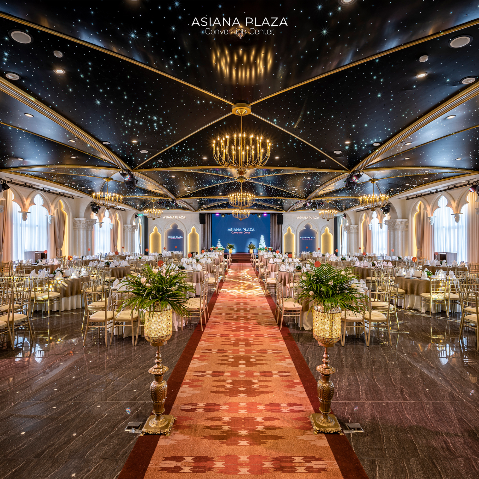 Tiệc cưới trang trí sang trọng