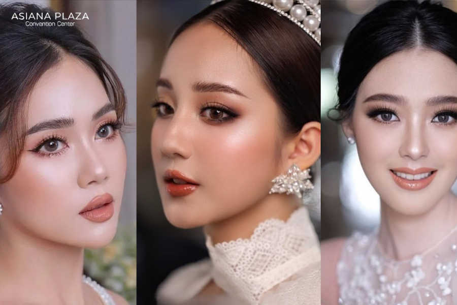 cô dâu tone cam Thái Lan