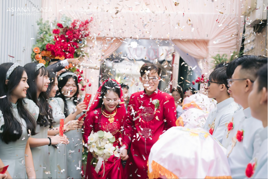 Lễ rước dâu nhà gái