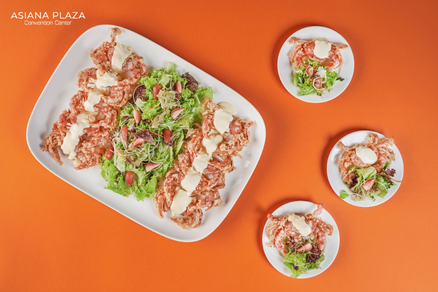 thực đơn tại Asiana Plaza