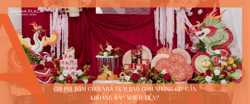 chi phí đám cưới nhà trai