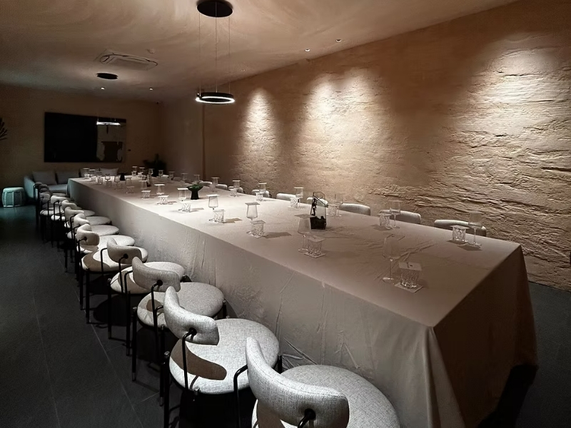 Blanc de Blancs tiệc cưới riêng tư