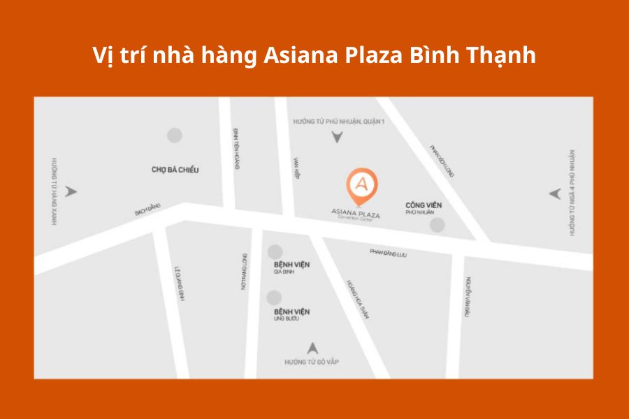 Vị trí Asiana Plaza Bình Thạnh