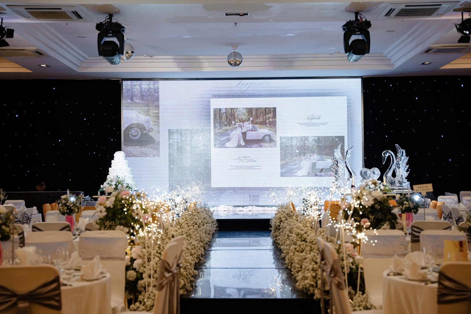 Sảnh tiệc Diamond Place sang trọng