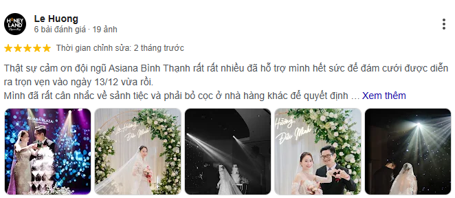 đội ngũ nhân sự Asiana Plaza