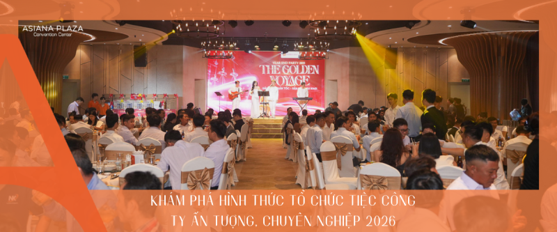 hình thức tổ chức tiệc công ty