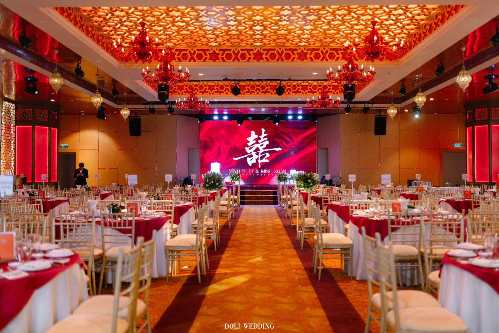 sảnh tiệc cưới thực tế