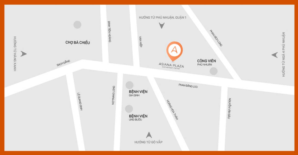 Vị trí Asiana Plaza Bình Thạnh