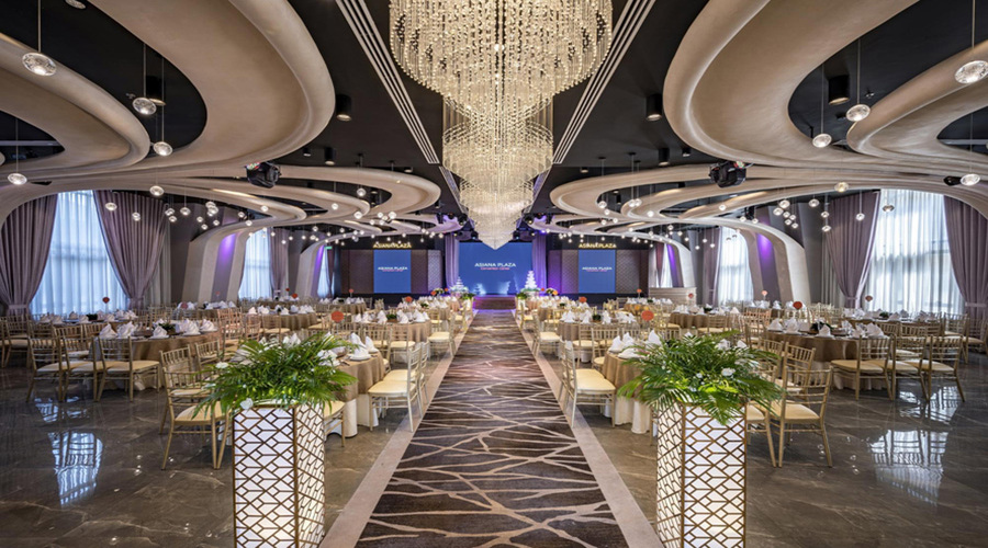 Trang trí sảnh cưới đẹp hài hòa