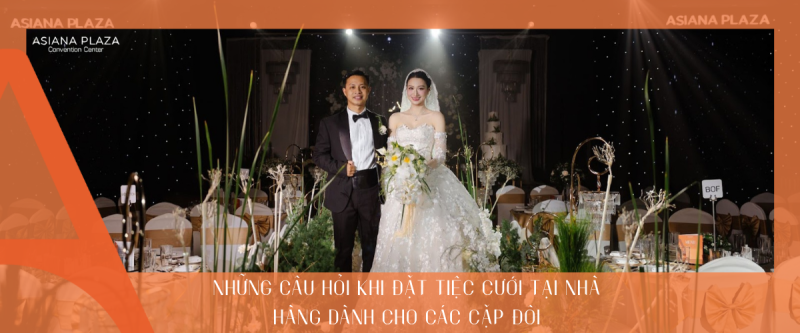 những câu hỏi khi đặt tiệc cưới