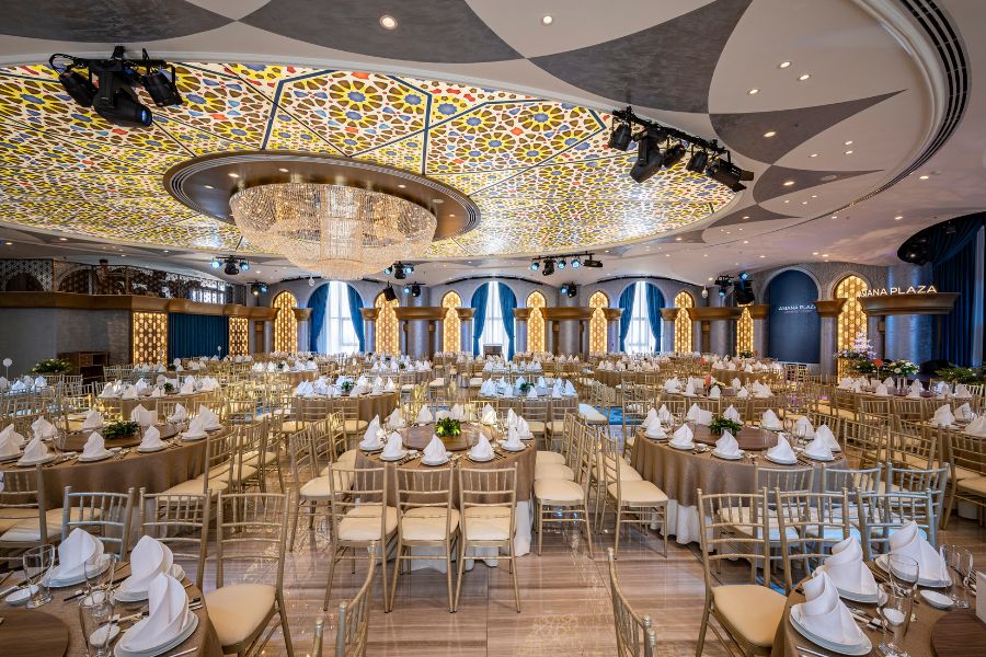 không gian sảnh cưới thoải mái đẹp