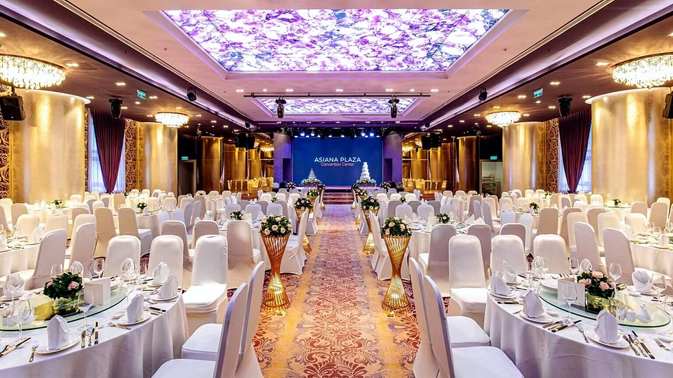 Sảnh tiệc cưới Asiana Plaza sang trọng