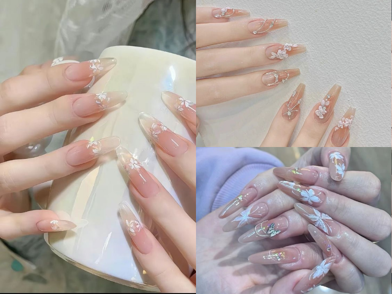 Hoa văn vẽ tay duyên dáng