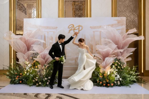 Backdrop tạo dấu ấn riêng trong ngày trọng đại