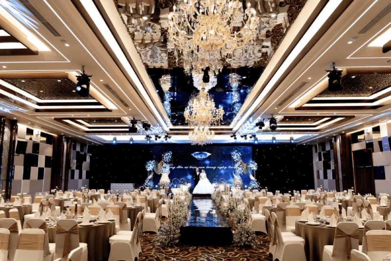 Diamond Place có nhiều sảnh rộng, thuận tiện bố trí sân khấu, nghi lễ và khu check-in (Nguồn: Internet)