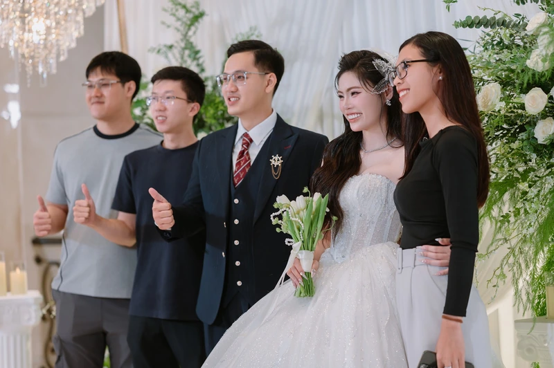 Không gian đón khách là điểm chạm đầu tiên của ngày hạnh phúc