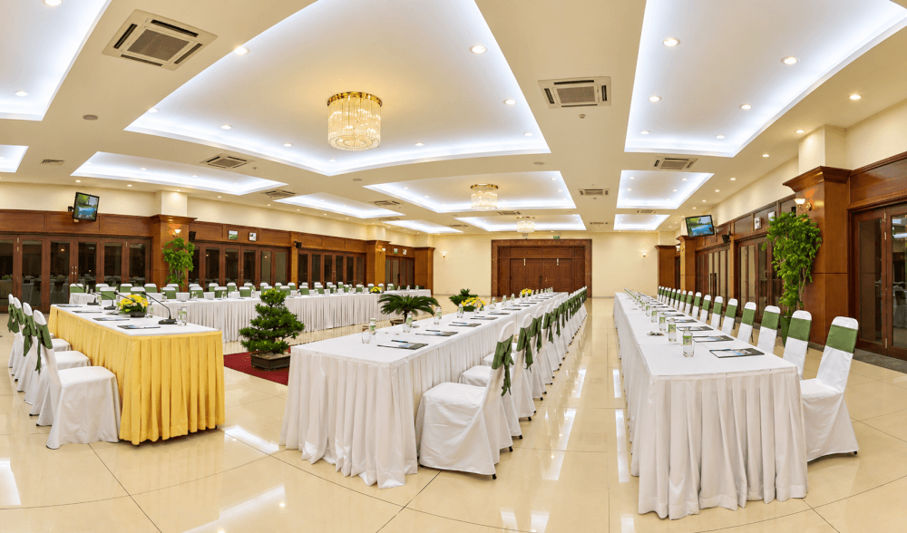 Không gian hội họp tại nhà hàng Thoáng Việt (Nguồn: Internet)