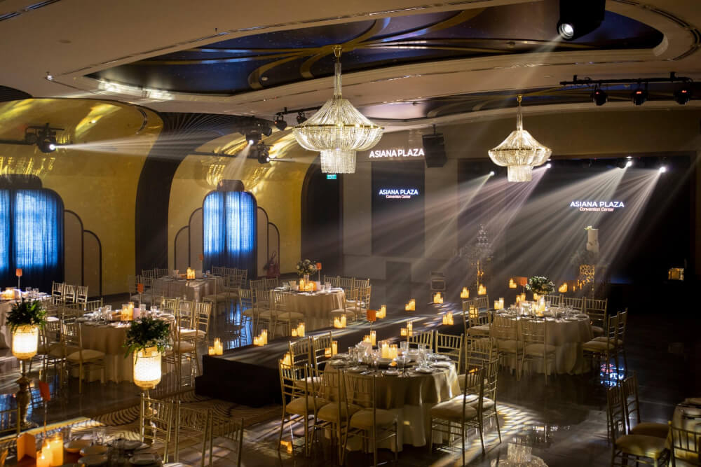 Wedding Venue theo phong cách hiện đại cần hài hòa giữa không gian và cách decor